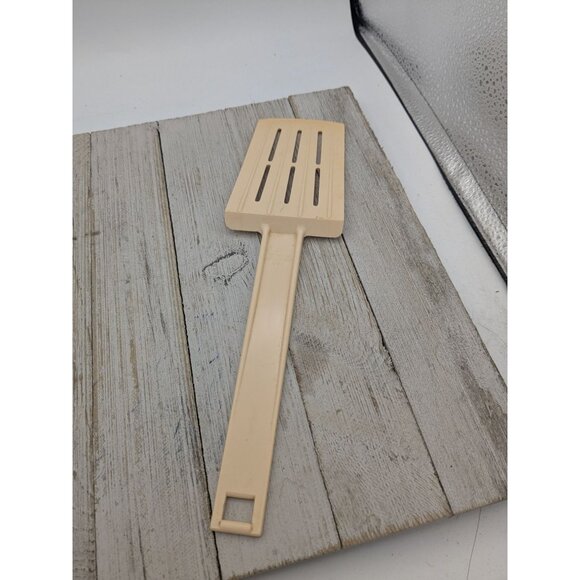 Vintage Vernon USA Nylon Plastic Slotted Spatula Turner Flipper Solid Spoon Tong - Picture 4 of 9